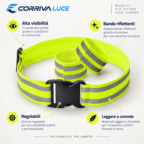 CORRIVA LUCE - Fasce Riflettenti